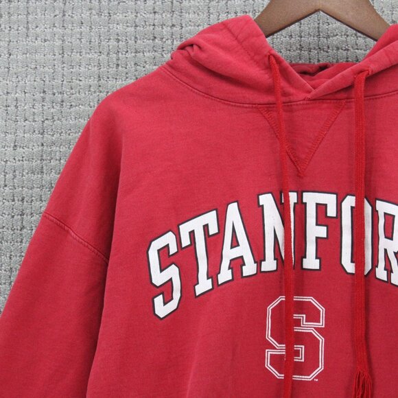 Vintage TCX Apparel x Stanford University Hoodie Sweatshirt Women Large Red Y2k - Picture 3 of 9